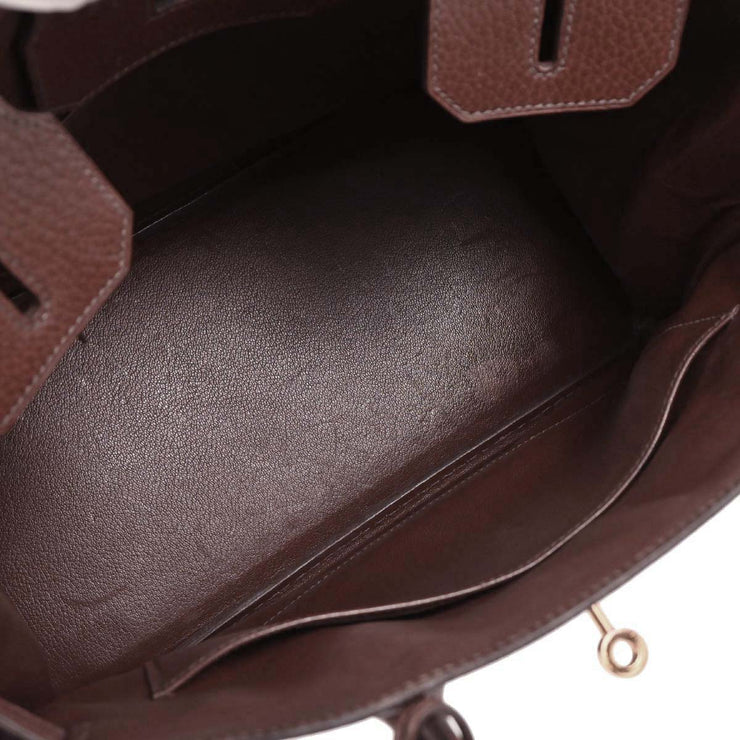 Hermes Marron Ardennes Birkin 30 Handbag  Square:D28 196191
