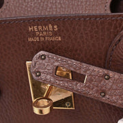 Hermes Marron Ardennes Birkin 30 Handbag  Square:D28 196191