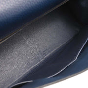 Hermes Blue Indigo Ardennes Kelly 32 Retourne 2way Handbag  Circle:Y 5C 196195