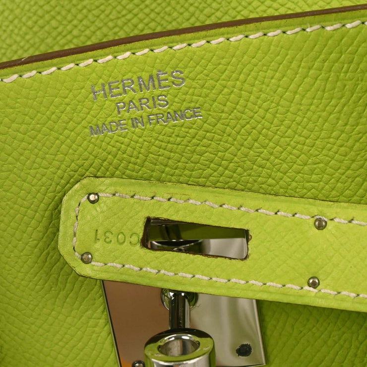 Hermes Kiwi Epsom Candy Birkin 35 Handbag  Square:O CO31 196196
