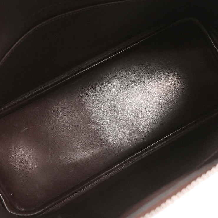 Hermes Chocolat Epsom Bolide 31 2way Handbag  Square:K U.20 196198