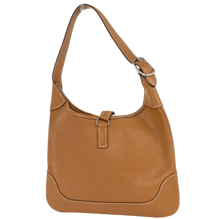 Hermes Natural Sable Chevre Myzore Trim 24 Handbag P Square:H74 196199