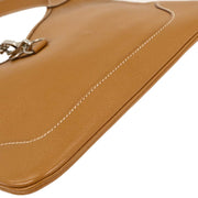 Hermes Natural Sable Chevre Myzore Trim 24 Handbag P Square:H74 196199