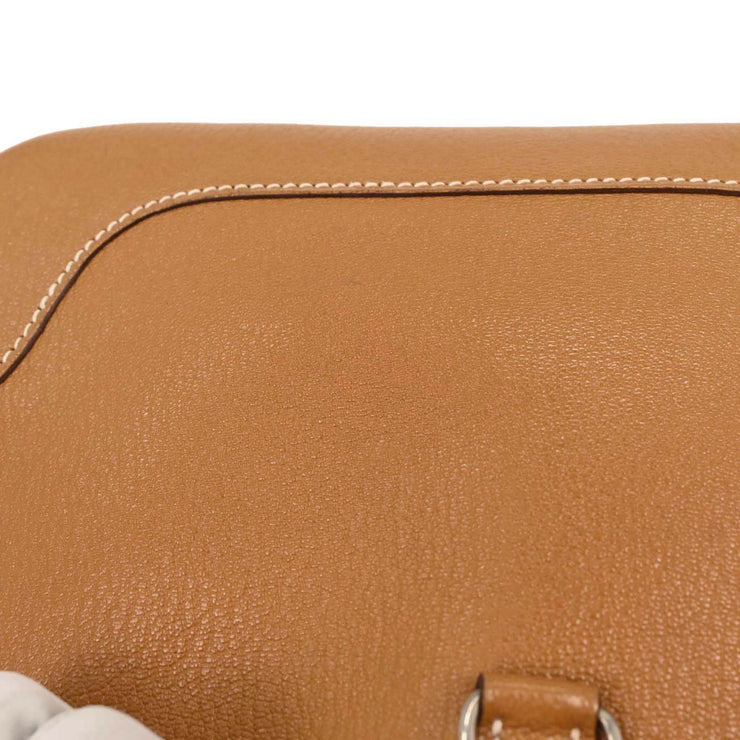 Hermes Natural Sable Chevre Myzore Trim 24 Handbag P Square:H74 196199