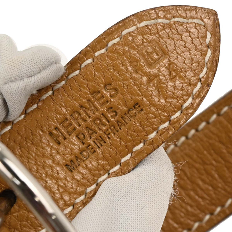 Hermes Natural Sable Chevre Myzore Trim 24 Handbag P Square:H74 196199