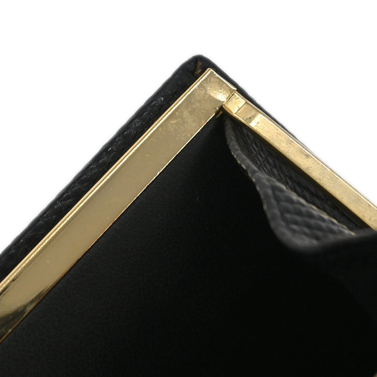 Salvatore Ferragamo Black Vara Bow Chain Shoulder Bag 223054 196203