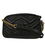 Gucci Black GG Marmont Small Camera Bag 447632.486628 196212
