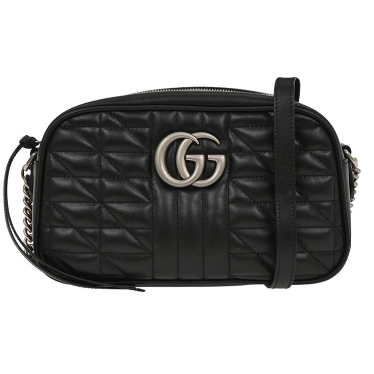 Gucci Black GG Marmont Small Camera Bag 447632.486628 196213