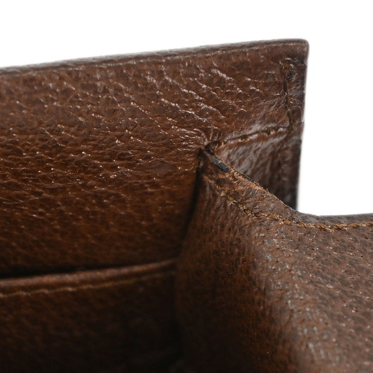 Gucci Brown Pigskin Bamboo Tote Bag 002.1034 200047 196218