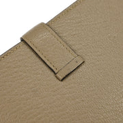 Hermes Gris Tourterelle Mysore Bearn Soufre Bifold Long Wallet  Square:O17V 196223