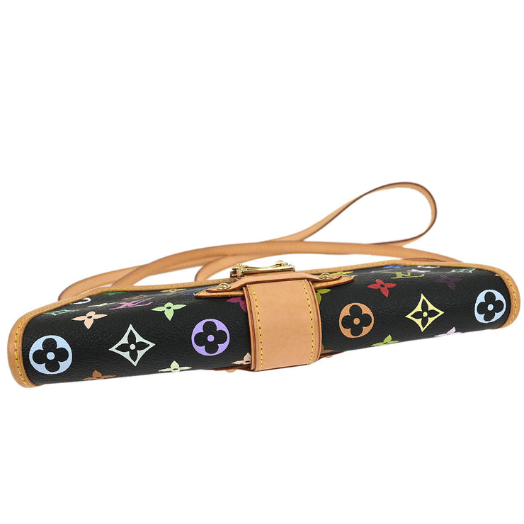 Louis Vuitton Black Multicolor Shirley Shoulder Bag M40050 MI0016 196230