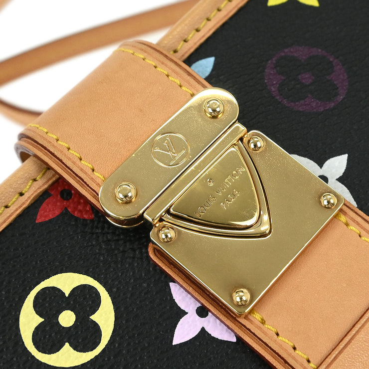 Louis Vuitton Black Multicolor Shirley Shoulder Bag M40050 MI0016 196230
