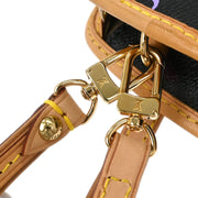 Louis Vuitton Black Multicolor Shirley Shoulder Bag M40050 MI0016 196230