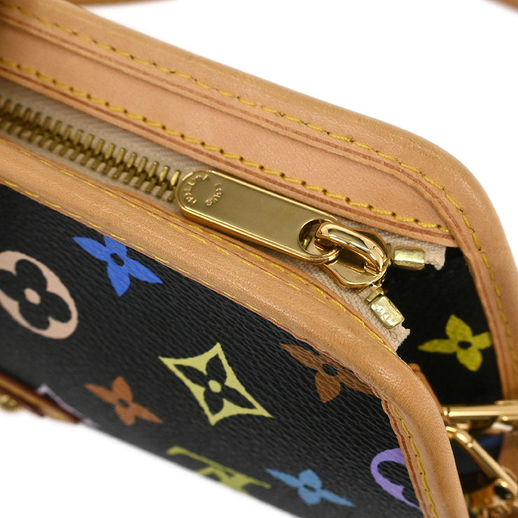 Louis Vuitton Black Multicolor Shirley Shoulder Bag M40050 MI0016 196230