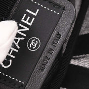Chanel Black Mesh Body Bag Bum Bag 196233