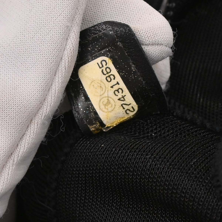 Chanel Black Mesh Body Bag Bum Bag 196233