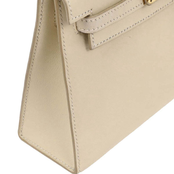 Hermes Parchemin Swift Mini Kelly 15 2way Sellier Handbag 196238