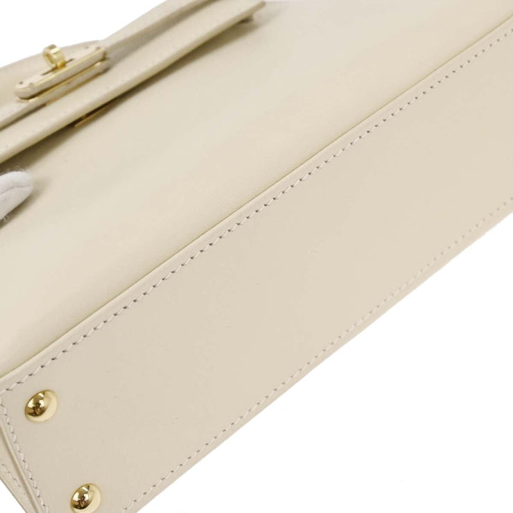 Hermes Parchemin Swift Mini Kelly 15 2way Sellier Handbag 196238