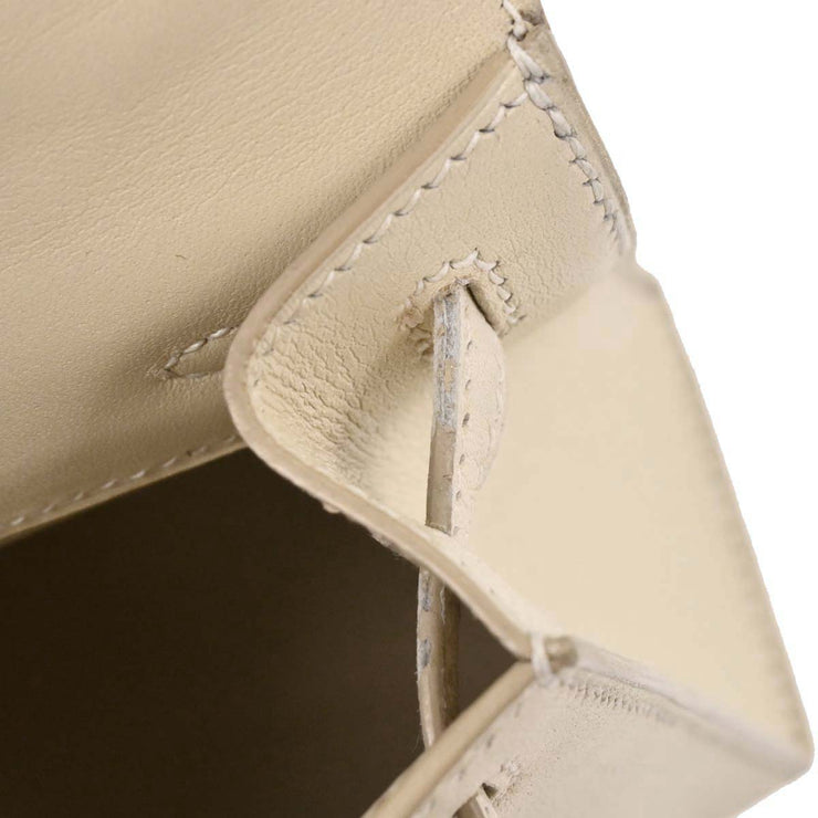 Hermes Parchemin Swift Mini Kelly 15 2way Sellier Handbag 196238