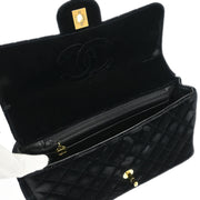 Chanel Black Velvet Handbag 196240