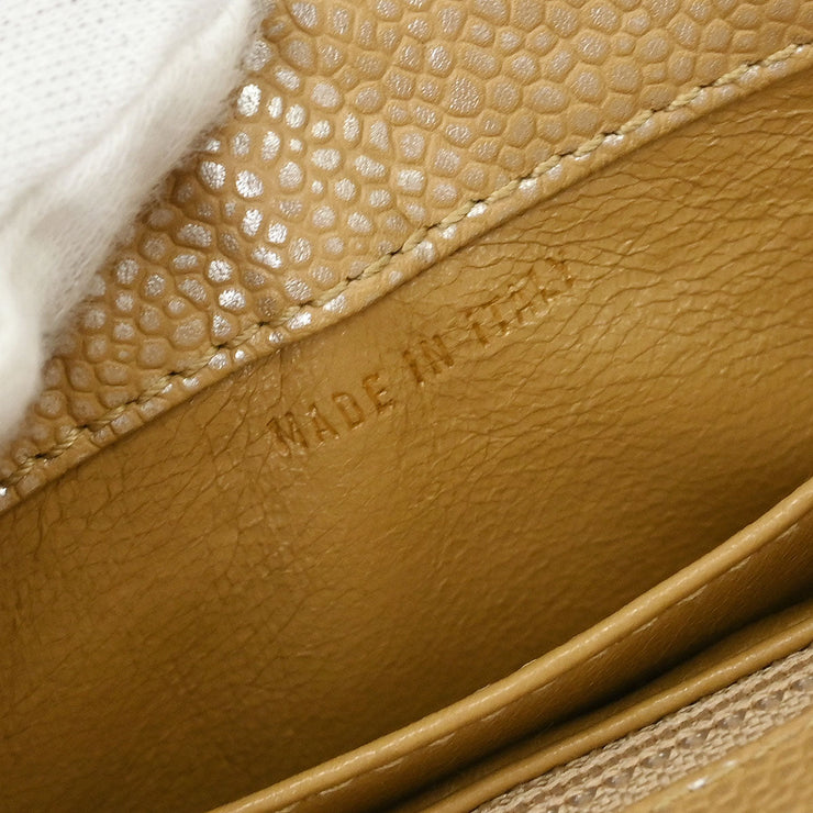 Chanel Beige Calfskin Handbag 196241