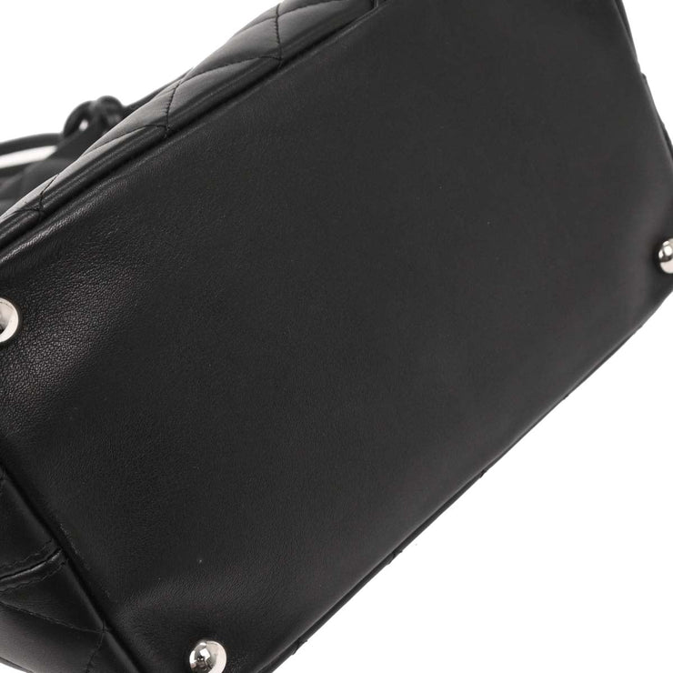 Chanel Black Calfskin Cambon Ligne Tote Handbag 196242