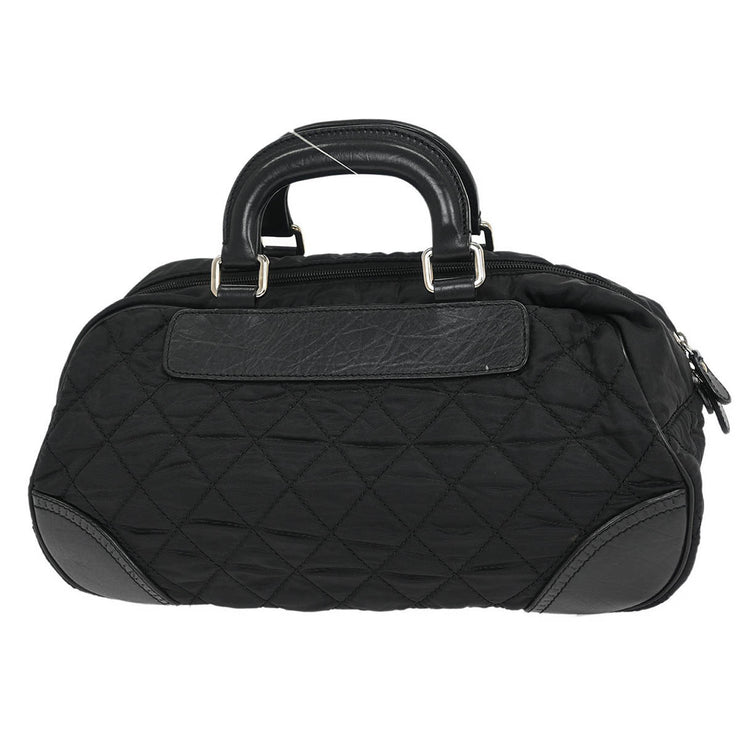 Chanel Black Nylon Handbag 196246
