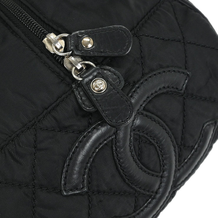 Chanel Black Nylon Handbag 196246