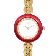 Gucci 11/12.2 Change Bezel Chameleon Quartz Watch SS 196258