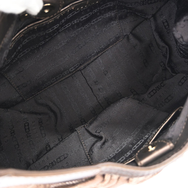 Celine Brown Macadam Shoulder Bag YS S0/36 196261