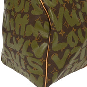 Louis Vuitton Khaki Monogram Graffiti Keepall 50 Duffle Bag M92196 FL0031 196273