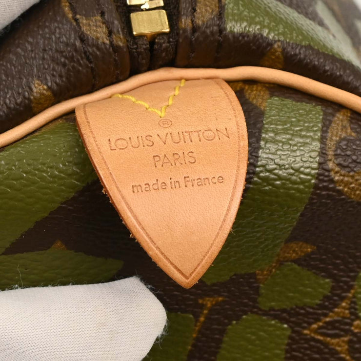 Louis Vuitton Khaki Monogram Graffiti Keepall 50 Duffle Bag M92196 FL0031 196273