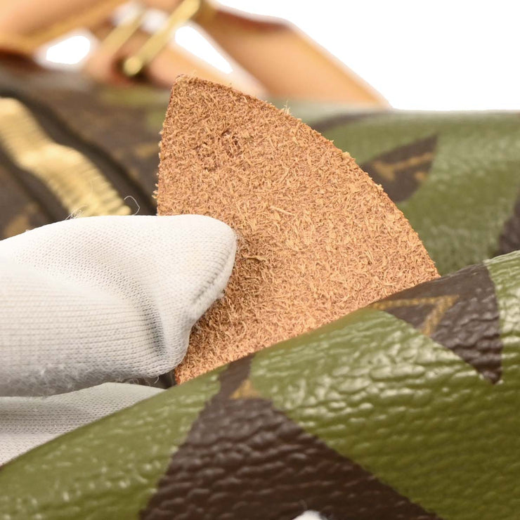Louis Vuitton Khaki Monogram Graffiti Keepall 50 Duffle Bag M92196 FL0031 196273