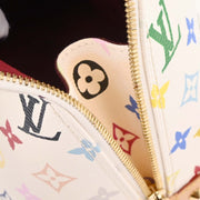 Louis Vuitton White Monogram Multicolor Alma Handbag M92647 FL0043 196274