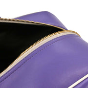 Chanel Purple Calfskin Bowling Bag 50 196277