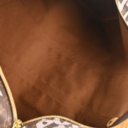 Louis Vuitton White Monogram Graffiti Keepall 50 Duffle Bag M92197 FL0071 196280