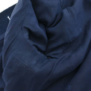 Chanel Single Breasted Jacket Navy P95 #38 196283