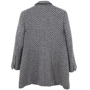 Chanel Single Breasted Jacket Navy 95A #40 196284