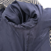 Chanel Single Breasted Jacket Navy 95A #40 196284