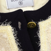 Chanel Single Breasted Jacket White 94A #40 196285