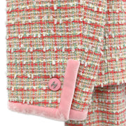 Chanel Setup Suit Jacket Skirt Pink 96P #40 196287