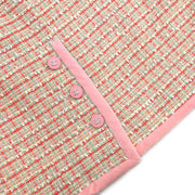 Chanel Setup Suit Jacket Skirt Pink 96P #40 196287