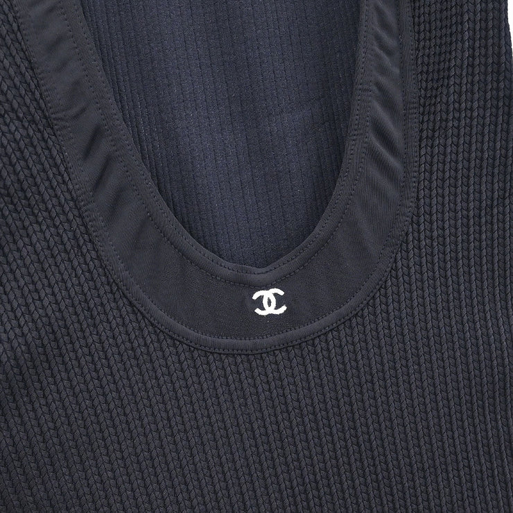 Chanel Swimwear Swimsuit Black 98C #38 196289