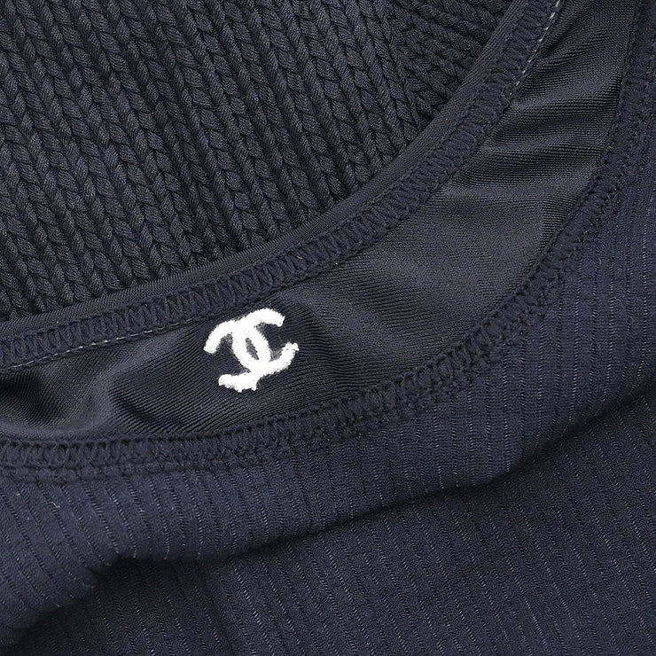 Chanel Swimwear Swimsuit Black 98C #38 196289
