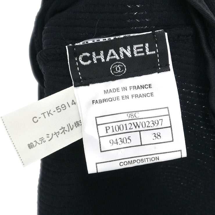 Chanel Swimwear Swimsuit Black 98C #38 196289