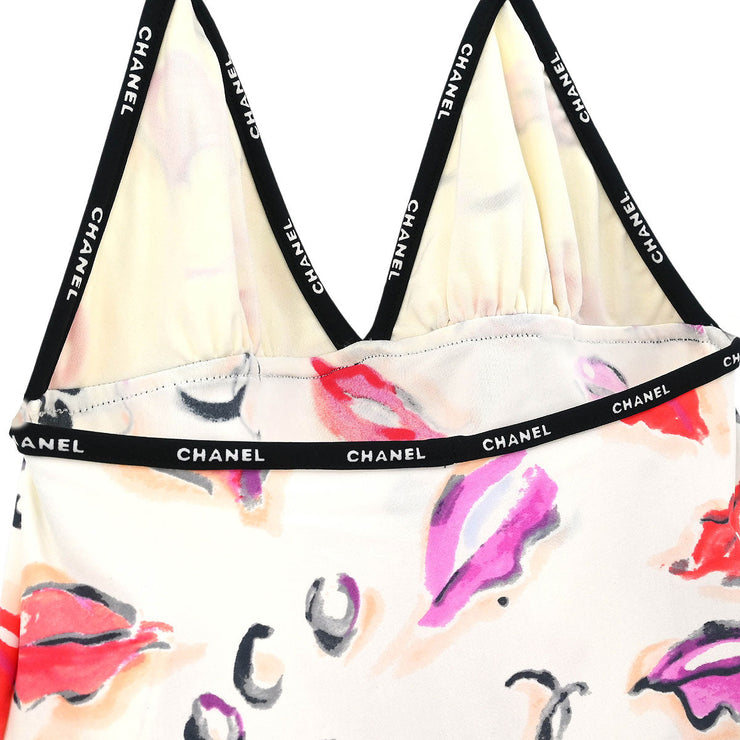 Chanel Swimwear Swimsuit Camisole Dress White #34 196290