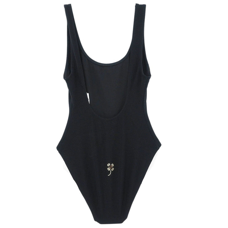Chanel Swimwear Swimsuit Black 01C #38 196291