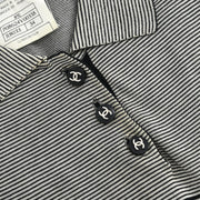 Chanel Short Sleeve Top Black 97C #34 196292