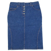 Christian Dior Denim Skirt Blue 3P12033501 #38 196294