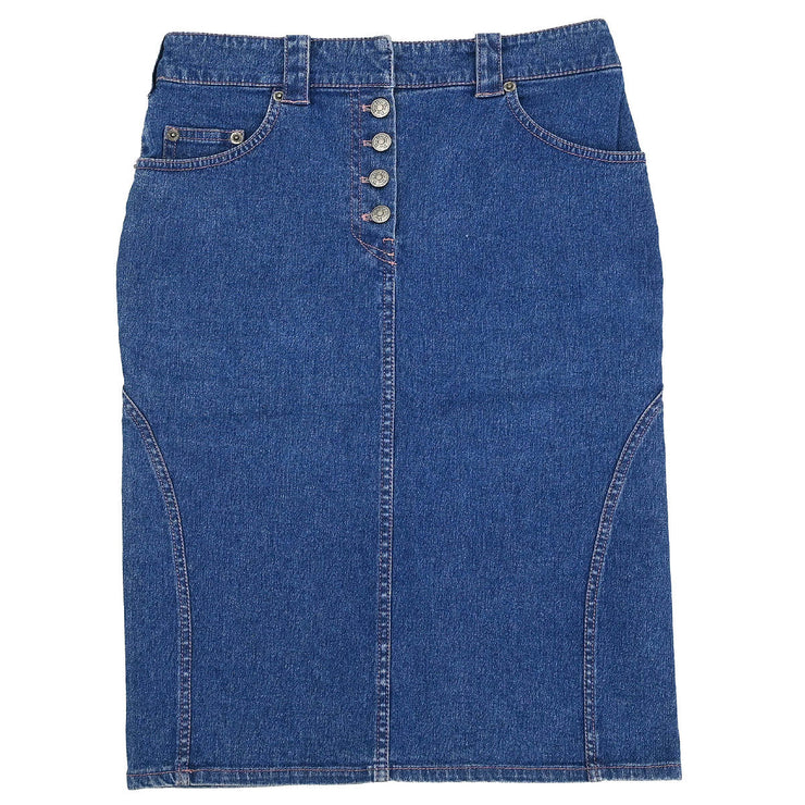 Christian Dior Denim Skirt Blue 3P12033501 #38 196294